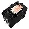 GameMax Sigma 540 Black ARGB CPU Cooler With 130mm PWM ARGB Fan 4 x 6mm Heat Pipes TDP 200W - Alternative image
