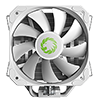 GameMax Sigma 540 Pure White CPU Cooler With 130mm PWM White Fan 4 x 6mm Heat Pipes TDP 200W - Alternative image