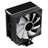 GameMax Sigma 550 Black ARGB CPU Cooler With 120mm PWM ARGB Infinity Fan 5 x 6mm Heat Pipes TDP 220W - Alternative image