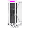 GameMax Sigma 550 White ARGB CPU Cooler With 120mm PWM ARGB Infinity Fan 5 x 6mm Heat Pipes TDP 220W - Alternative image