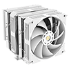 View more info on GameMax Twin600 Dual-Tower White CPU Cooler With 120mm Fluid Dynamic Bearing PWM Fan 6 x 6mm Heat Pipes TDP 250W...
