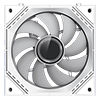 GameMax FN12A-S3I 3-Pack 120mm Infinity ARGB White 4pin PWM Linked Cooling Fans - Alternative image