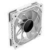 GameMax KF300R 3 Pack 120mm Infinity ARGB White 4pin PWM Reversible Fan Blades Cooling Fans - Alternative image