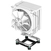 Powercool Typhoon White ARGB CPU Cooler With Display TDP 240W - Alternative image