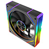 Powercool Aura 120mm ARGB Black 4pin PWM PC Cooling Infinity Fan - Alternative image