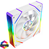 View more info on Powercool Aura 120mm ARGB White 4pin PWM PC Cooling Infinity Fan...