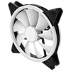GameMax Velocity 14cm ARGB Fan Bulk 3pin M&F Aura Header & 3pin Power - Alternative image