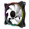 GameMax Mirage White Fins Rainbow RGB 5V Addressable 3pin Header & 3pin M/B - Alternative image