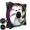 GameMax Mirage White Fins Rainbow RGB 5V Addressable 3pin Header & 3pin M/B - Alternative image