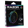 GameMax Razor 12cm Rainbow ARGB Fan RTB 3pin MF Aura Header 3pin4pin Power - Alternative image