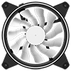 GameMax Razor 14cm ARGB Bulk Fan RTB 3pin M&F Aura Header & 3pin Power - Alternative image