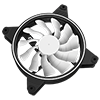 GameMax Razor 14cm ARGB Bulk Fan RTB 3pin M&F Aura Header & 3pin Power - Alternative image