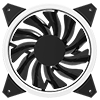 GameMax Velocity 12cm RGB Fan Bulk 4pin M&F Aura Header 3pin Power - Alternative image