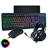 CiT Rainbow Keyboard Mouse & Headset Combo - Alternative image