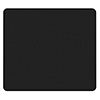   Black Mouse Mat 450 x 400 x 3mm in Cellophane Bag - Alternative image