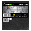 GameMax GM700 700w 80 Plus Bronze Semi-Modular Power Supply - Alternative image