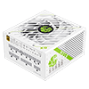 GameMax GX-850W Pro Modular 80 Plus Gold ATX3.1 PCIe 5.1 White Power Supply With 135mm FDB Fan - Alternative image