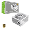 GameMax GX-850W Pro Modular 80 Plus Gold ATX3.0 PCIe 5.0 White Power Supply With 135mm FDB Fan - Alternative image