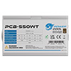 Powercool Edge White ATX 550W 80 Plus Bronze 230V Power Supply - Alternative image