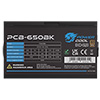 Powercool Edge Black ATX 650W 80 Plus Bronze 230V Power Supply - Alternative image