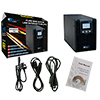 Powercool Smart UPS 2000VA 2 x UK Plug 3 x IEC RJ45 x 2 USB LCD Display - Alternative image